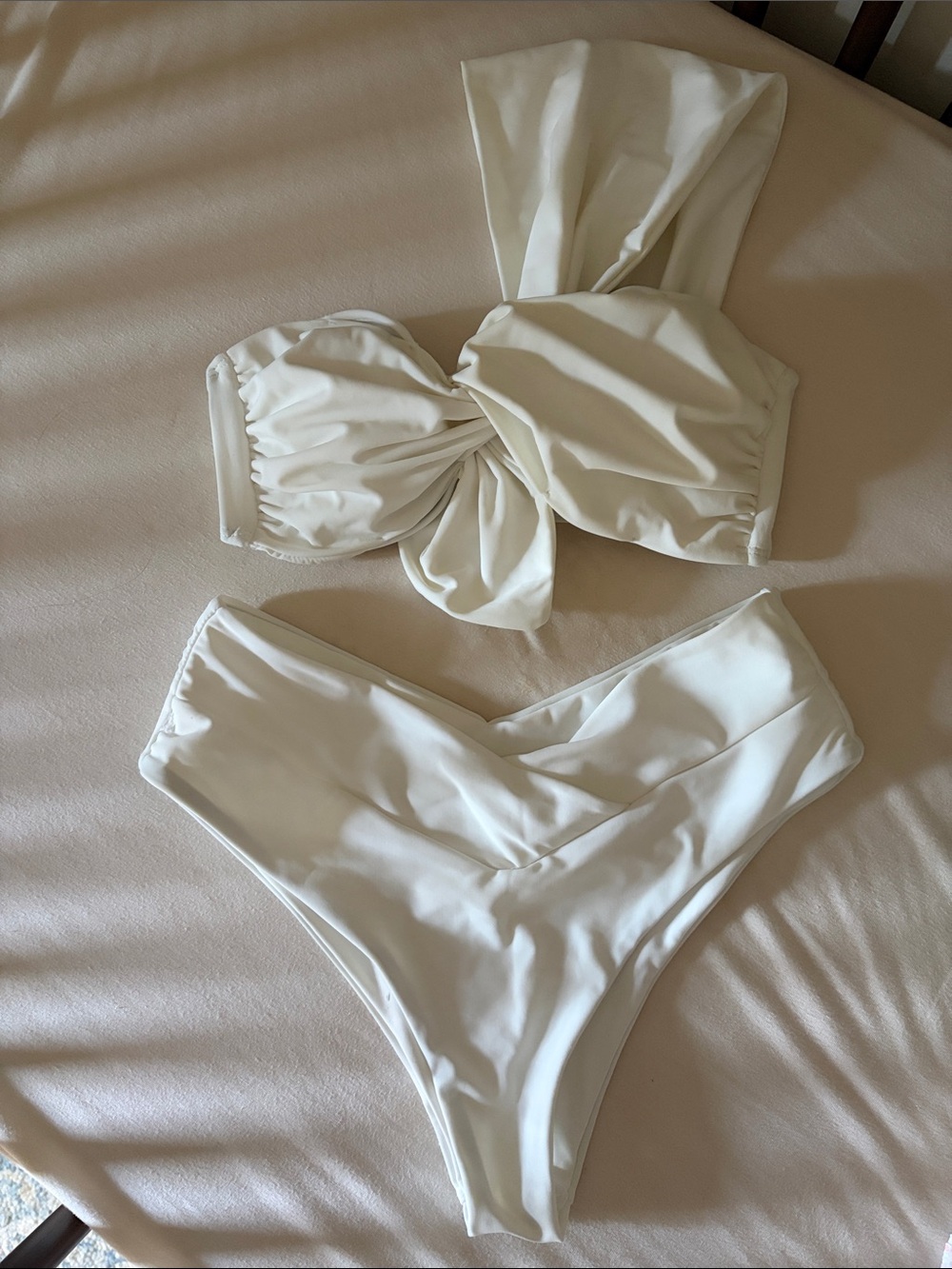 White bikini